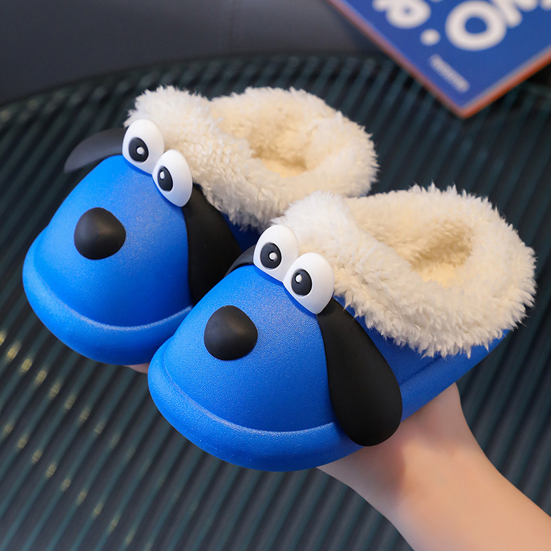 099 perro de orejas rectas - azul