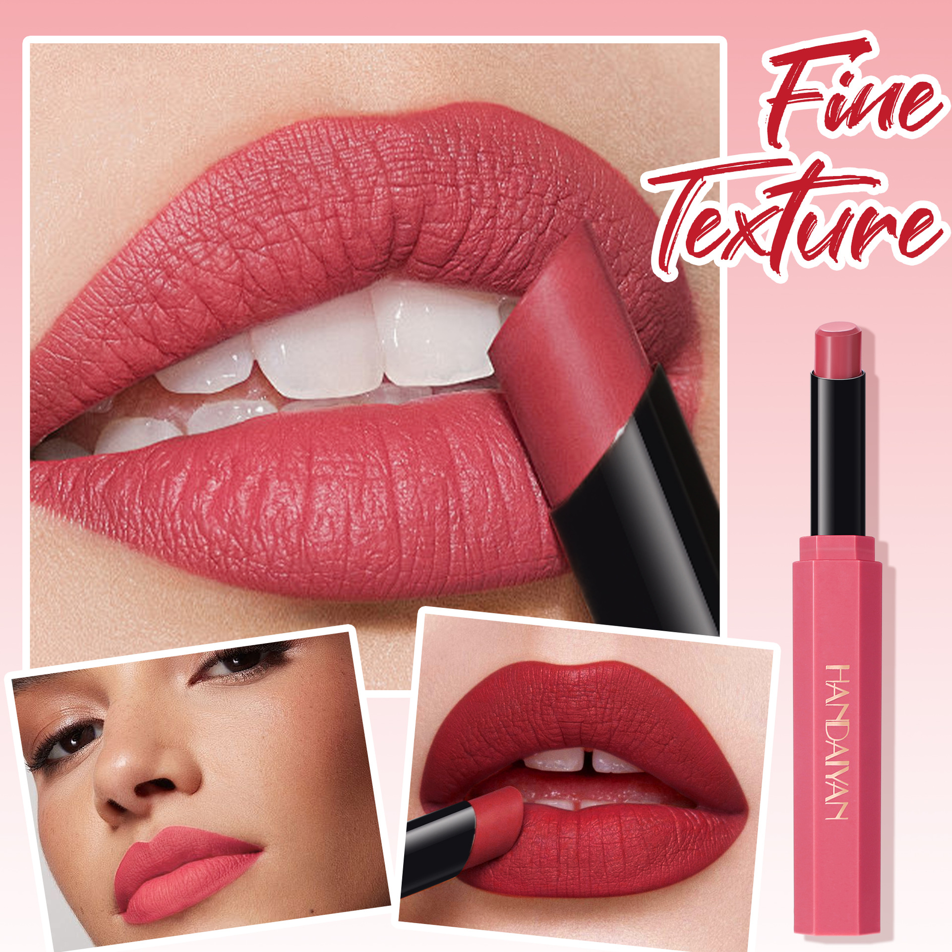 Transfronterizo maquillaje de labios HANDAIYAN Xiyin TK especial para lápiz labial mate portátil simple 6 lápiz labial niebla