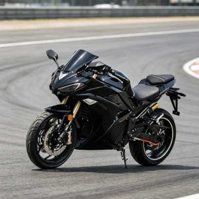 Cross-border foreign trade wholesale Big Python R3 replica racing electric motorcycle, high-power 5000W 72V motorbike for delivery riding