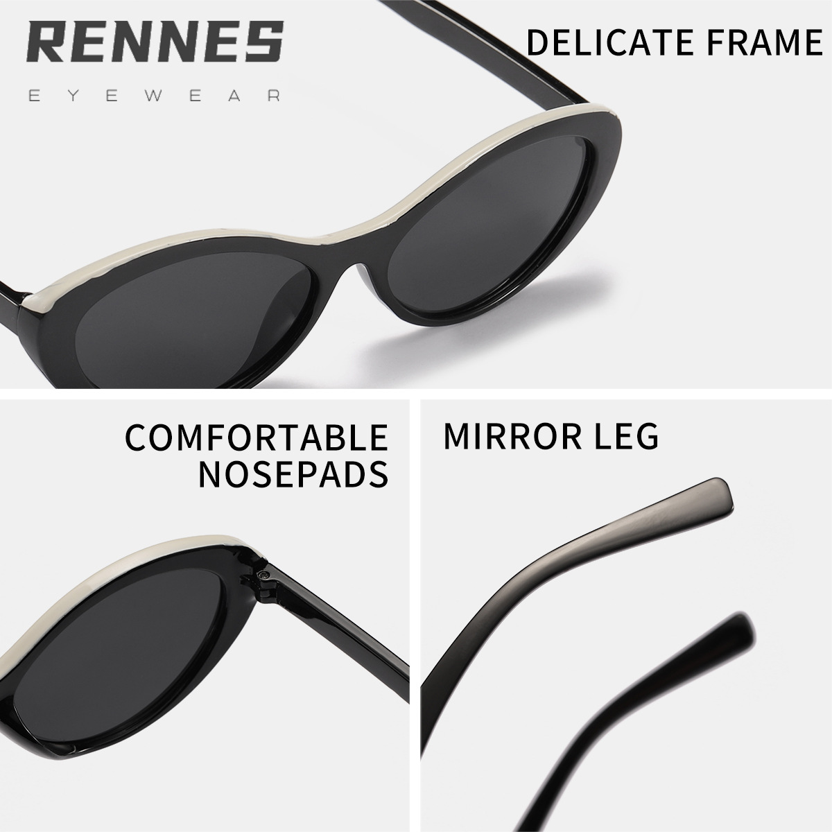 Nuevo europeo y americano retro personalizado gato ojo calle moda estilo fresco de moda todo fósforo al aire libre UV-prueba gafas de sol