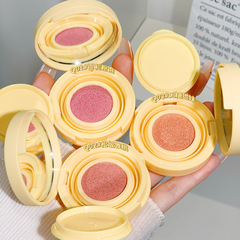 xixi夏氧透純氣墊腮紅自然提亮裸妝膨脹色修容蜜桃單色啞光胭脂