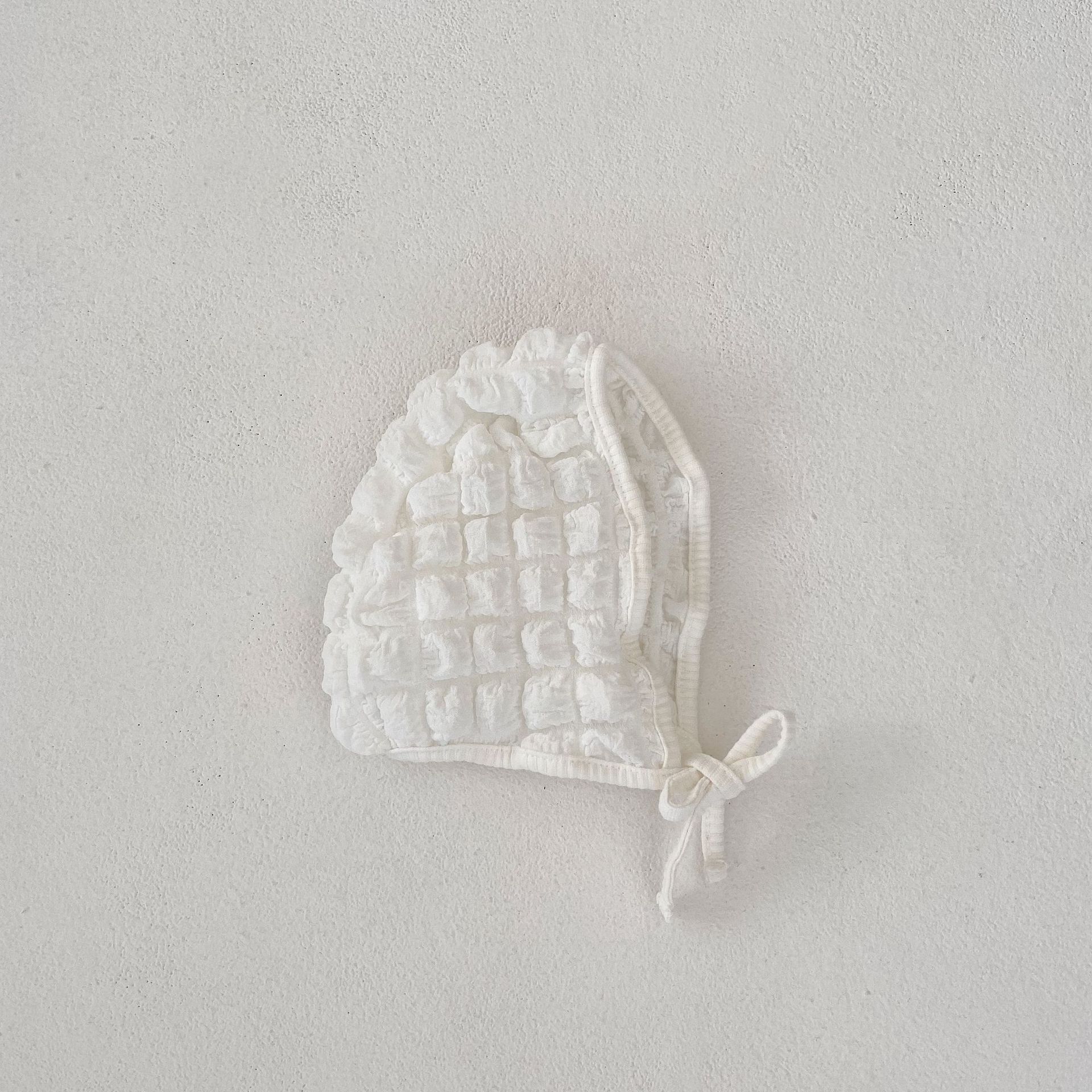 Tuta Ha Yi a maniche lunghe in garza a bolle per bambina autunno 2024, tuta da gattonare + set di 2 cappelli in regalo_voghion.com