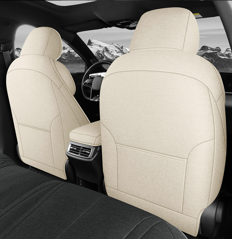 New Special 25 Byd Qin Plusdmi Intelligent Driving Edition Linen Car Seat Cushions All-Inclusive Seat Covers for All Seasons