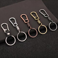 レトロにして古い合金のキーホルダーの部品を作って登山します。