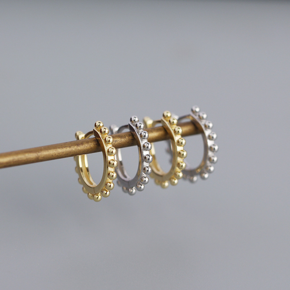 Geometric Fashion 925 Sterling Silver No Inlaid Plating Earrings display picture 3