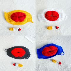 Factory's New Viral Prank Joke Silly Thick Lip Sausage Mouth with Built-in Cigarettes Funny Wholesale