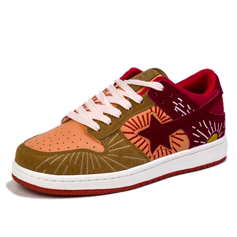 Modische Herren Freizeitschuhe Meteor Design Für Paare Rot_voghion.com