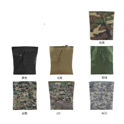New Molle tool collection bag, debris recycling bag, military camouflage off-road camping outdoor sports tactical waist bag