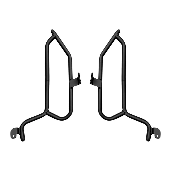 Matte black 22mm reinforced and thickened rear bumper