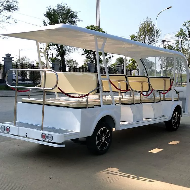 按需定做旅游景区酒店摆渡四轮车 游览观光车 新能源电动观光车旅