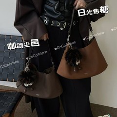 2025秋冬新款大容量软皮手提托特包女小众休闲通勤单肩腋下包包