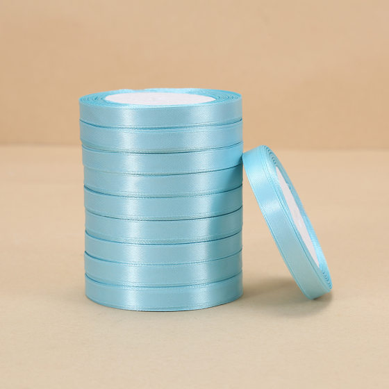 1cm ribbon 22 meters a plate of gift packaging ribbon 1CM polyester belt gift gift packaging belt wholesale