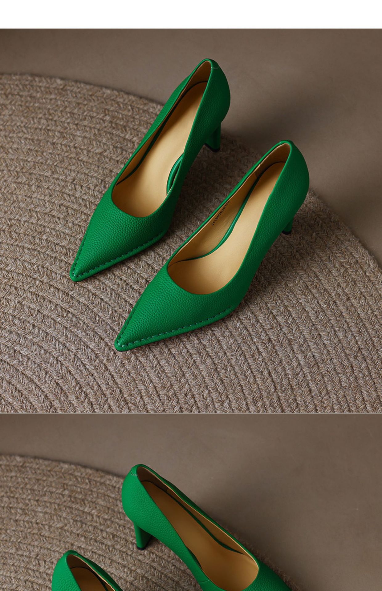 Women's Elegant Solid Color Point Toe Pumps display picture 17