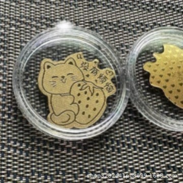 黄金手机贴足金999公主请发财暴富财神生日蛋糕财库中秋国庆礼品|undefined