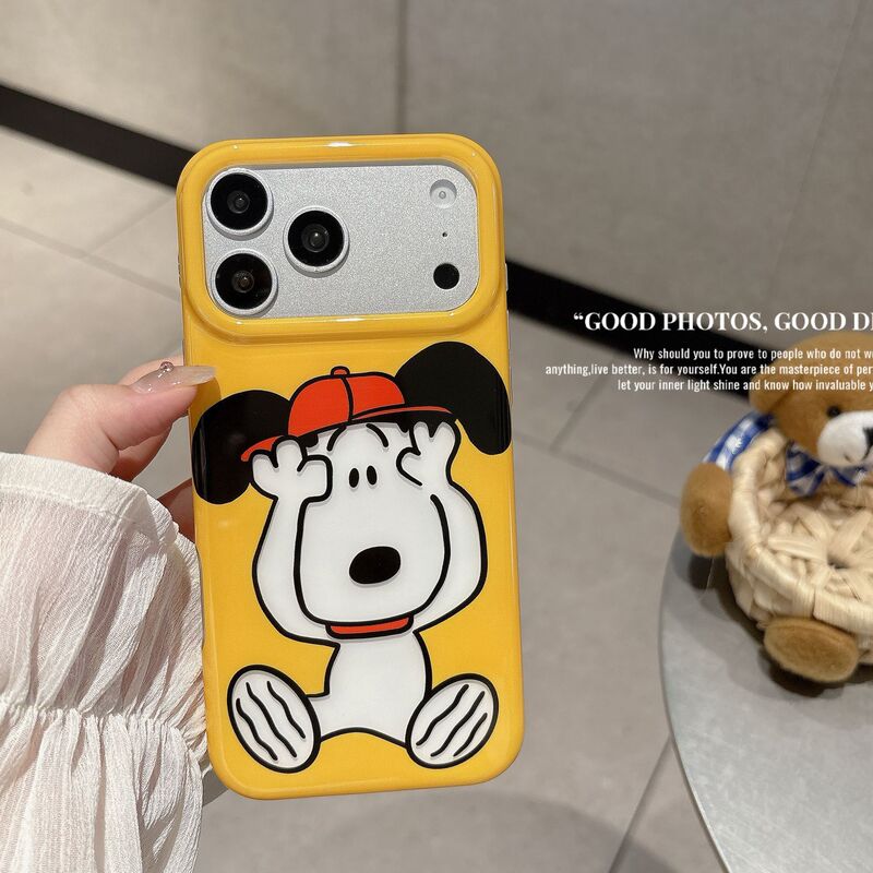 Cartoon double-layer hollow puppy design, suitable for Apple iPhone 16/15, also compatible with Apple 18/17 PRO MAX, drop-proof phone case Cartoon double-layer hollow puppy design, suitable for Apple iPhone 16/15, also compatible with Apple 18/17 PRO MAX, drop-proof phone case