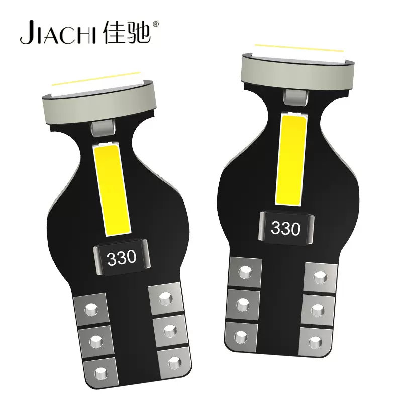 佳驰t10 led灯w5w改装汽车车顶灯解码车内阅读灯7020后备箱灯