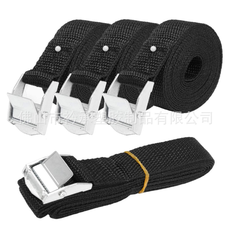 金属压扣捆绑带货物拉紧器拴紧绑物带行李货车收紧绳器快速固定带