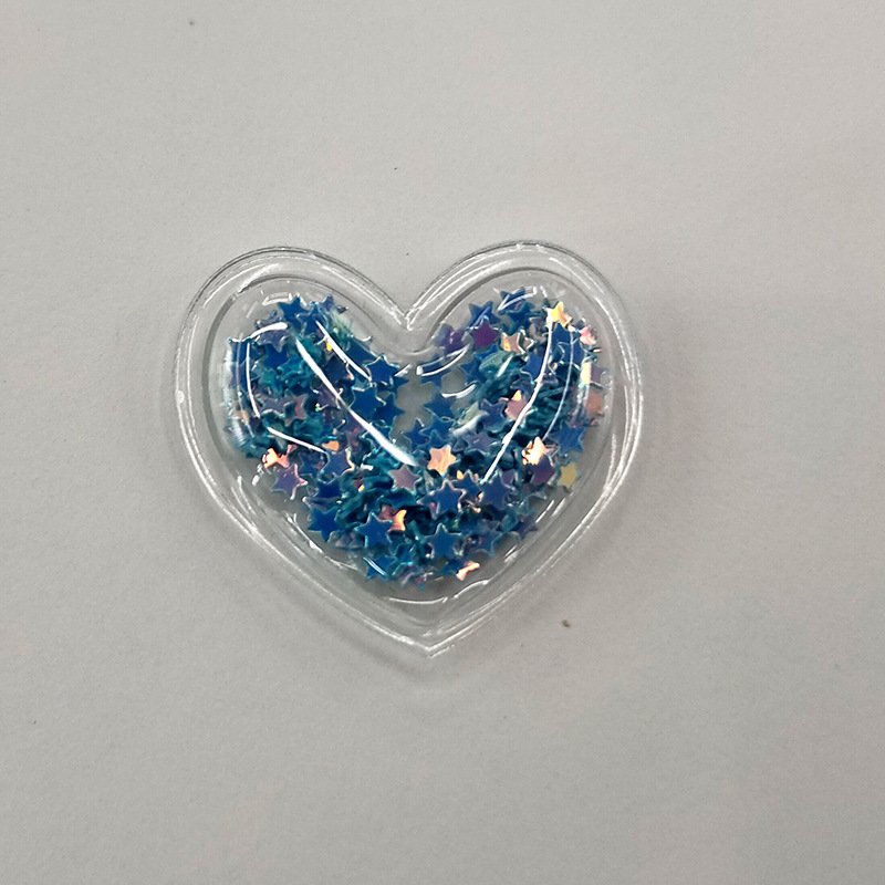 小桃心小饰品亮片标