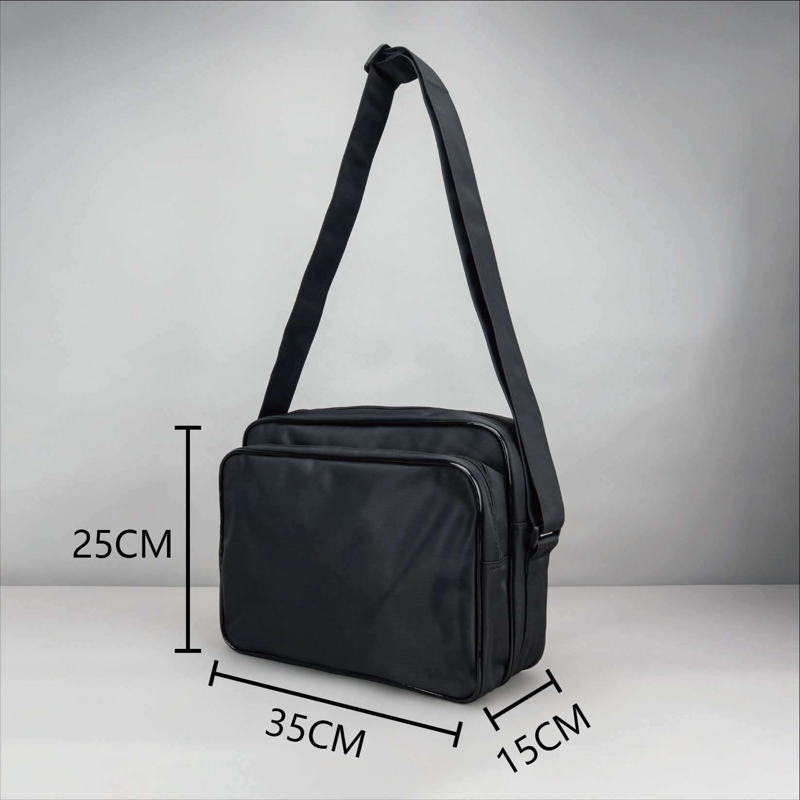 Cold-resistant fabric, soft, 35*25*15 anti-static bag, black cloth shoulder bag, waterproof PVC computer tool bag, FAB bag