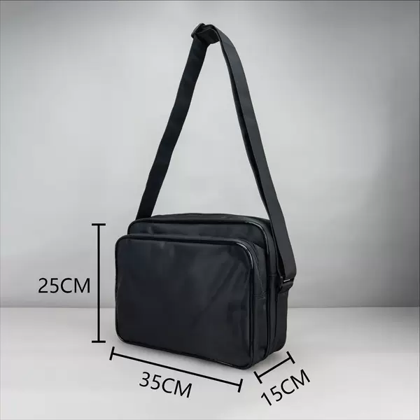 Cold-resistant fabric, soft, 35*25*15 anti-static bag, black cloth shoulder bag, waterproof PVC computer tool bag, FAB bag