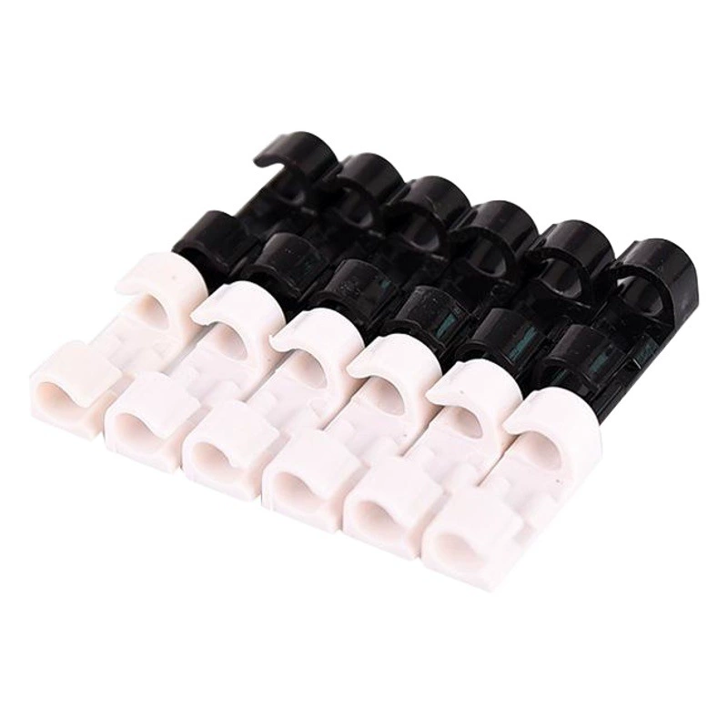 Самоклеящийся органайзер для проводов, фиксирующий Зажим, подсетевой кабель, фиксирующий Фиксатор кабеля 20 уп.