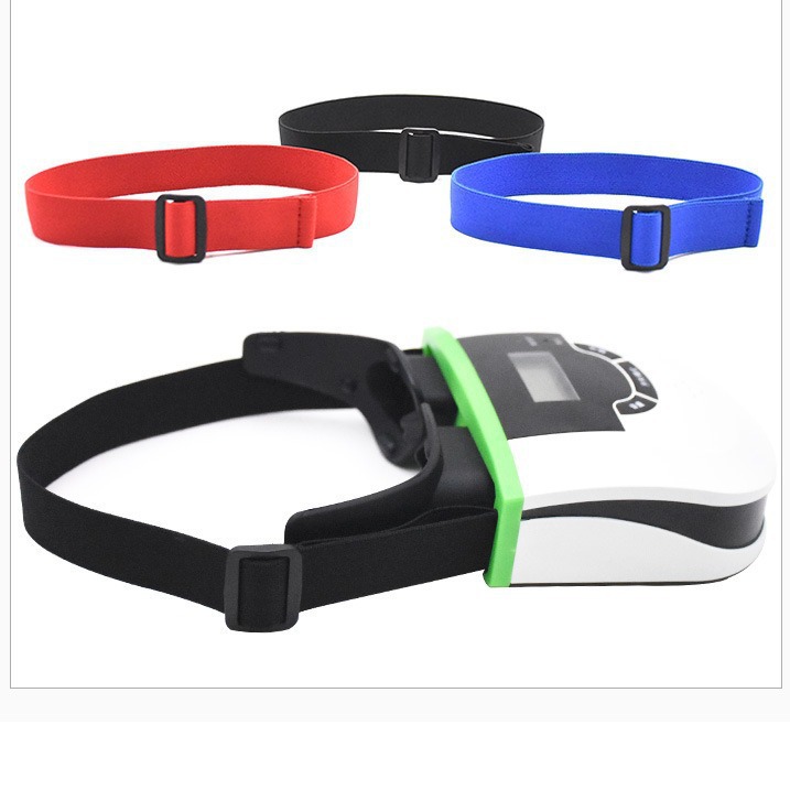 VR眼镜头带护眼仪固定绑带热压魔术贴调节扣松紧绑带热转印提花织