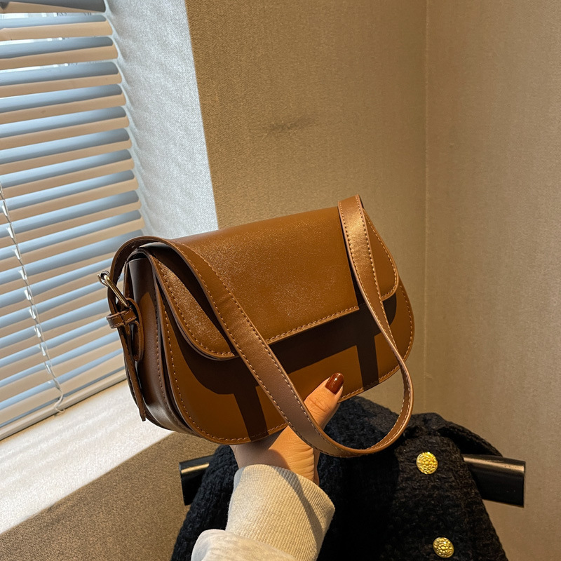 Shoulder bag, retro bag strap, one-shoulder bag, internet celebrity, trend of season