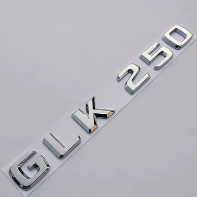 Car logo GLK300 rear lettering, GLK350 rear - standard-glk250