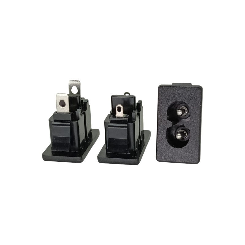AC01电源插座 AC04品字八字带开关保险丝三合一二合一 大电流插座|undefined
