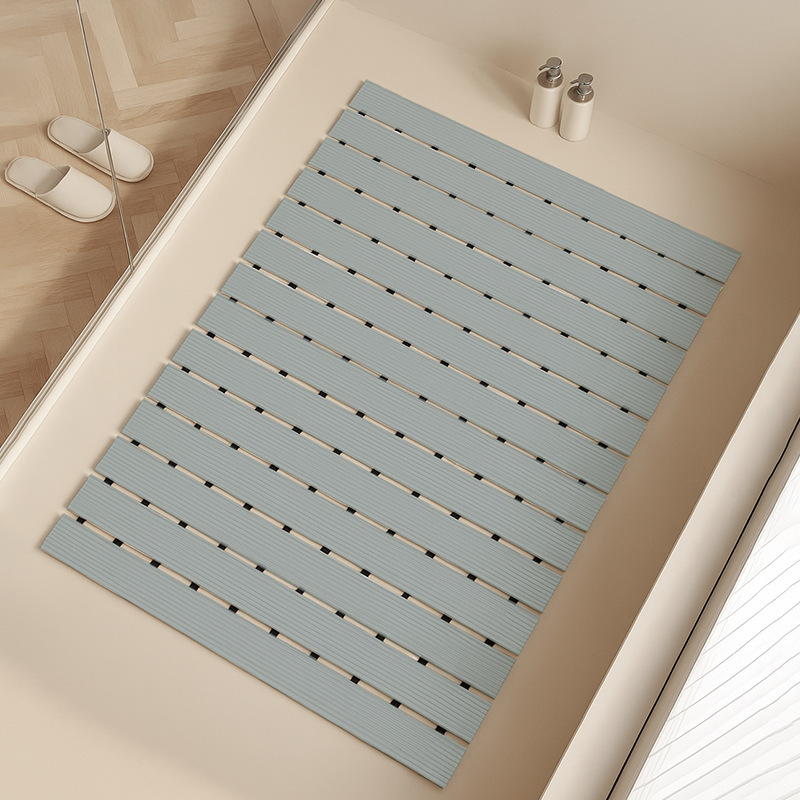 クロスボーダー滑り止めマット折りたたみ式浴室トイレ防水バスシャワー足マットドア落下防止カーペット|undefined