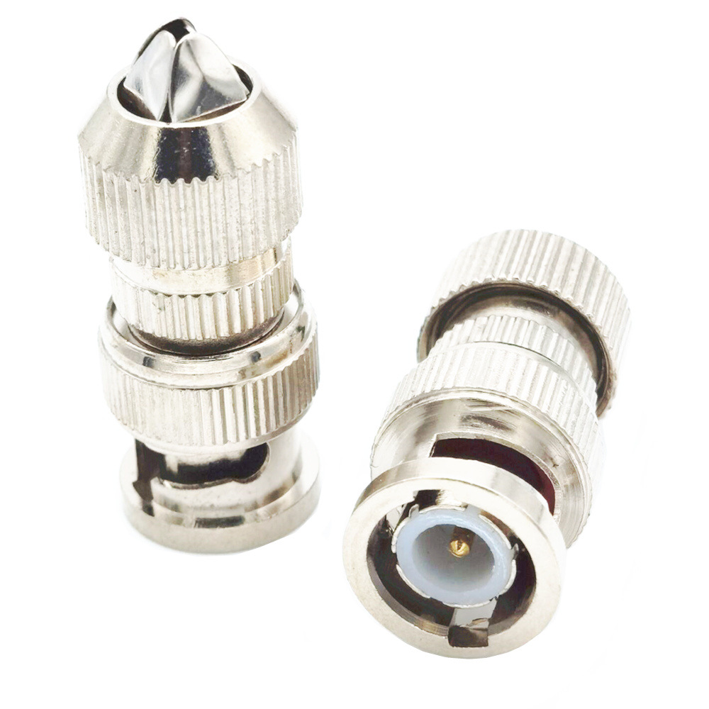 BNC监控接头监控配免焊BNC免焊接线式/BNC免焊装配型/BNC公头