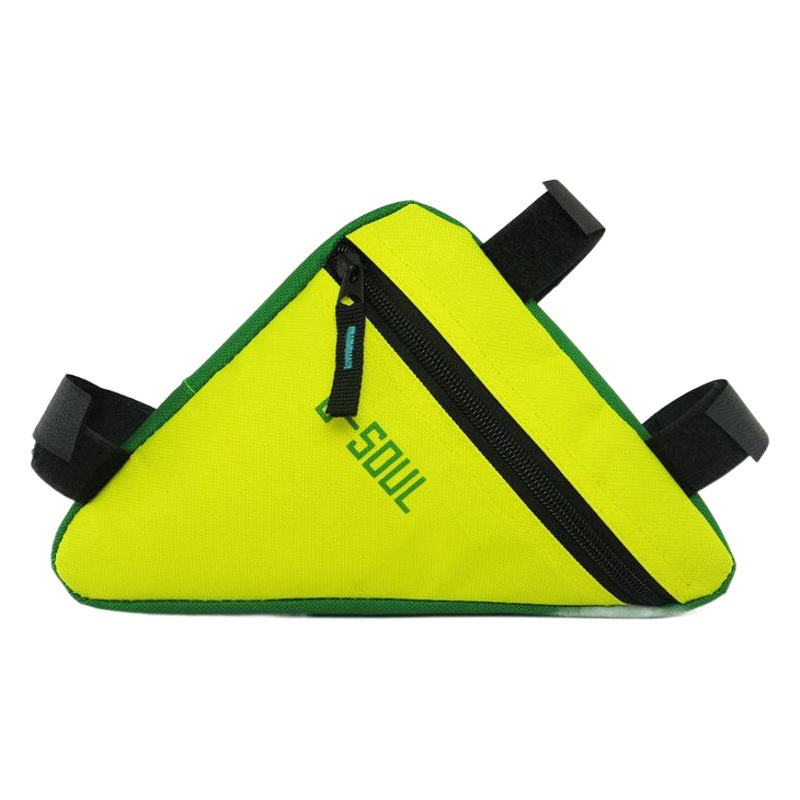 B- SOUL bicycle triangle bag beam bag quick release mountain bike front bag riding equipment accessories bag