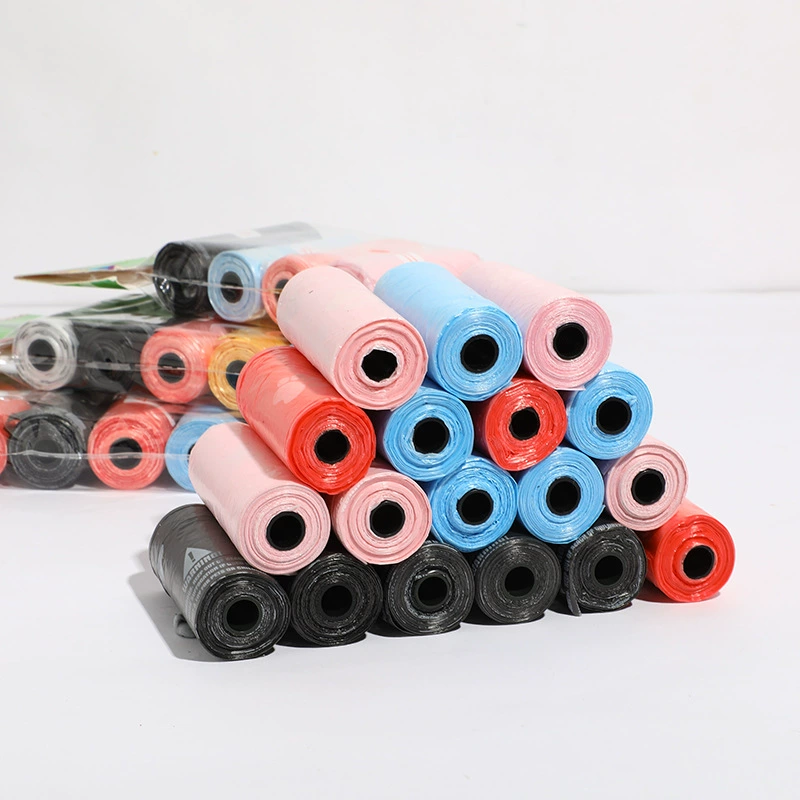 Принадлежности для домашних животных печать мешок для чистки домашних животных 15 шт./Рулон открытый портативный мешок для уборки собак стул мешок для какашек