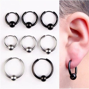 Stainless steel ball earrings earrings wholesale Amazon ebay foreign trade AliExpress hot selling titanium steel jewelry