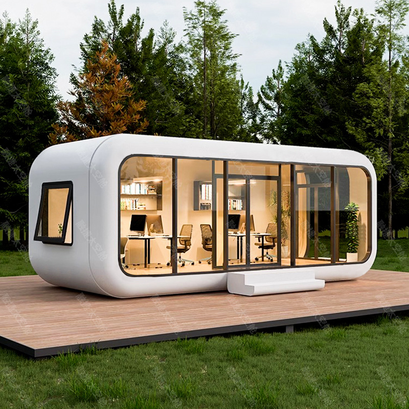 Rongjie Space Cápsula Casa móvil Casa de familia Almacén de Apple Pequeña oficina doméstica Actividades al aire libre Fábrica de casas