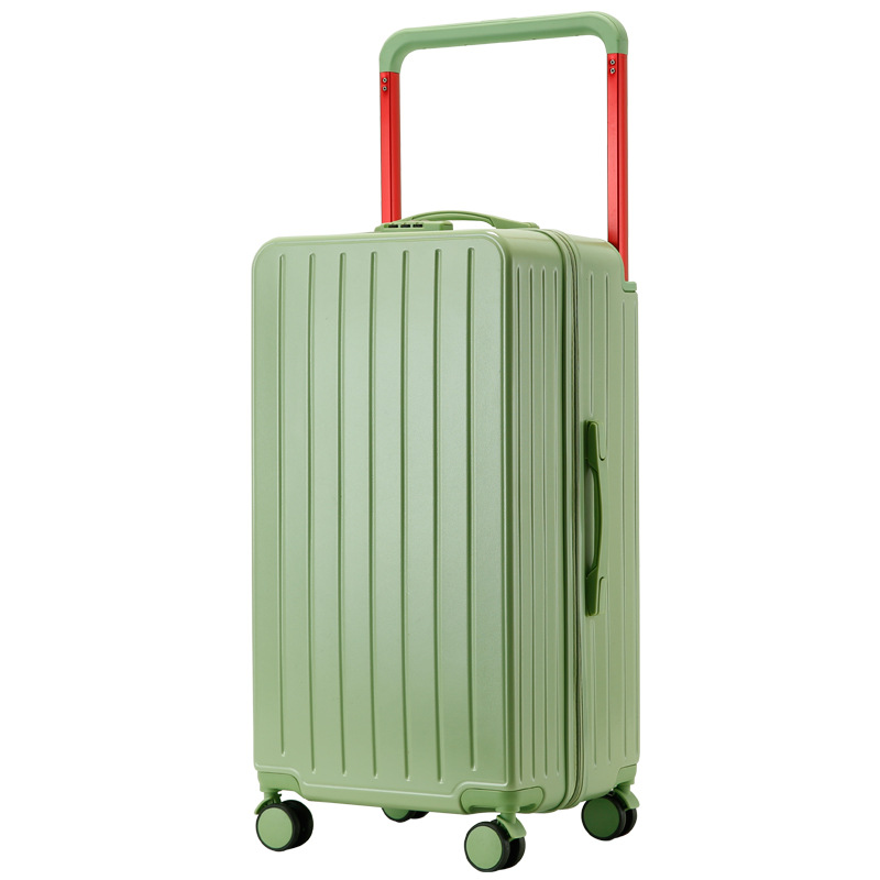 Equipaje maleta trolley ancha maleta trolley de 28 pulgadas carro trasero de doble cara almacén cerrado contraseña equipaje rueda universal