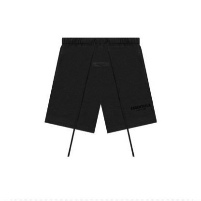Cross-Border Ss22 --Essentials- Small Logo Flocking Print 5-Point Shorts Sweatshorts Wholesale in Stock