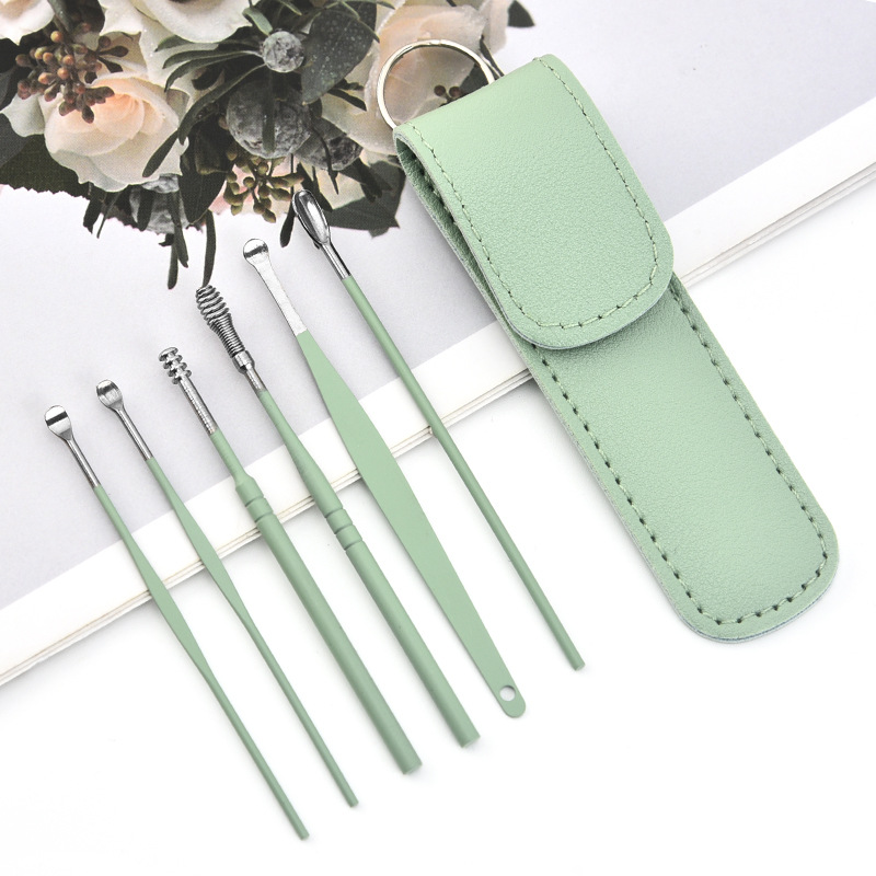 Stainless Steel Ear Picking Spoon Set Ear Picking Spoon Wholesale Full Set of Ear Picking Spoons Home Ear Picking Tools Gift