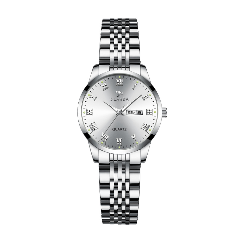 여성용 스틸 컬러 흰색 표면 J6707L