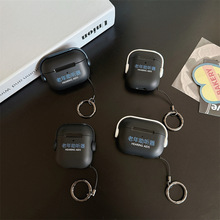 助听文字锁扣支架款适用airpods pro2苹果蓝牙无线耳机套2/3代软