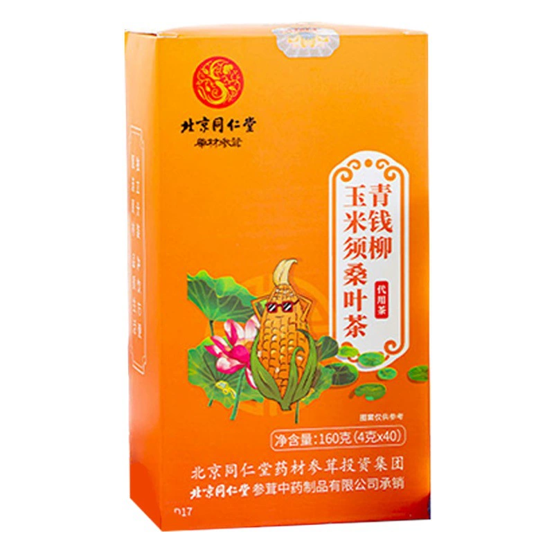 Пекин Tongrentang Qingqianliu Кукурузный шелковый чай из листьев шелковицы Интернет-знаменитости в одном стиле Большой оптом Ароматический чайный источник Фабрика