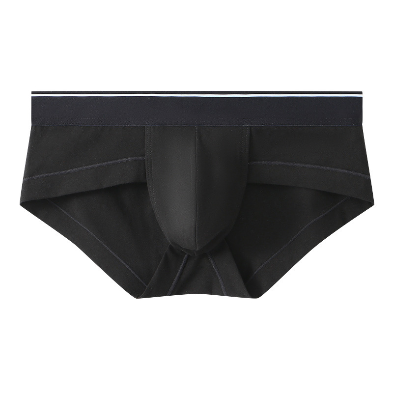 Pantalones de algodón para hombres, pantalones de triángulo transpirables, bolsillos convexos en U, cintura baja, pantalones de triángulo jóvenes sexy para hombres