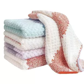 抹布、百洁布;擦车巾;毛巾