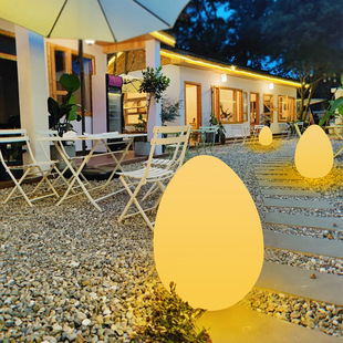 Outdoor Waterproof Lawn Lamp Landscape Courtyard Atmosphere Lamp Garden House Layout Municipal Engineering Decoration Dinosaur Egg Lamp