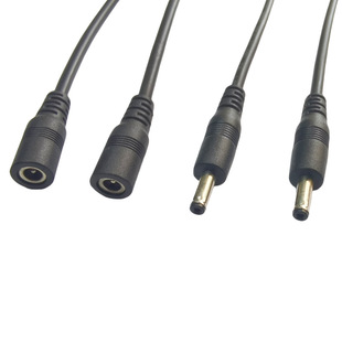 35135Dc Male and Female Power Cord Female Charging Cable Small Household Appliances Charging Cable Male to Male to Female Extension Cable