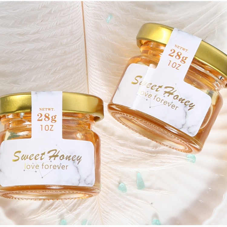 25ml50ml75ml100ml透明玻璃瓶喜蜜瓶蜂蜜瓶果酱瓶辣酱瓶燕窝密封