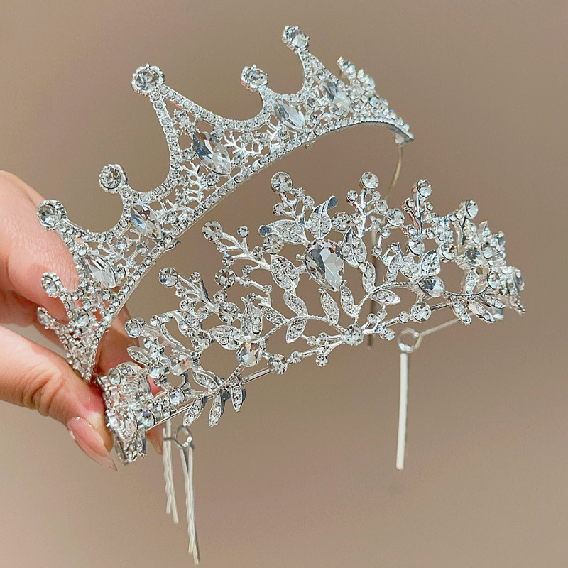 儿童高端头箍女童皇冠发饰女孩公主宝宝水钻配饰不伤发高颜值发箍