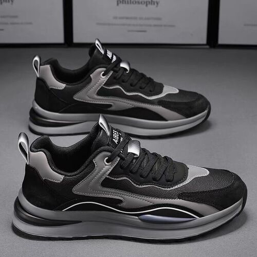 Men's Shoes Summer  New Forrest Gump Shoes Men's Breathable Trendy Versatile Thick-soled Sports Leisure Running Dad Shoes