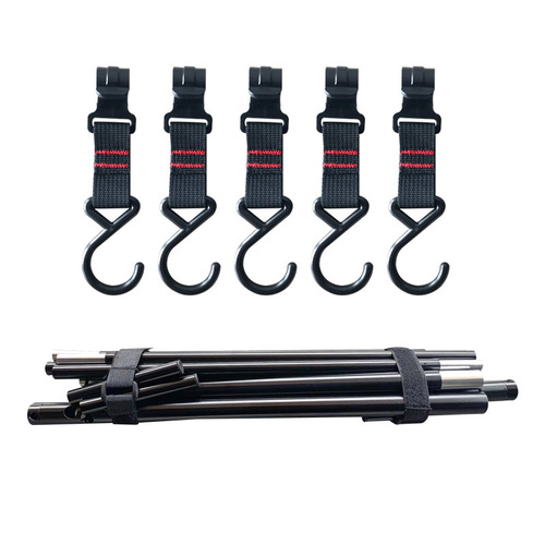 Changha outdoor camping portable hook rack folding tripod camping barbecue tools large storage rack wholesale