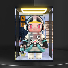 回灯亚克力收纳盒适用泡泡玛特MEGA SPACE MOLLY范斯VANS珍藏系列